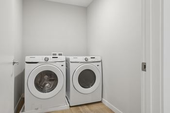 In-unit washer and dryer